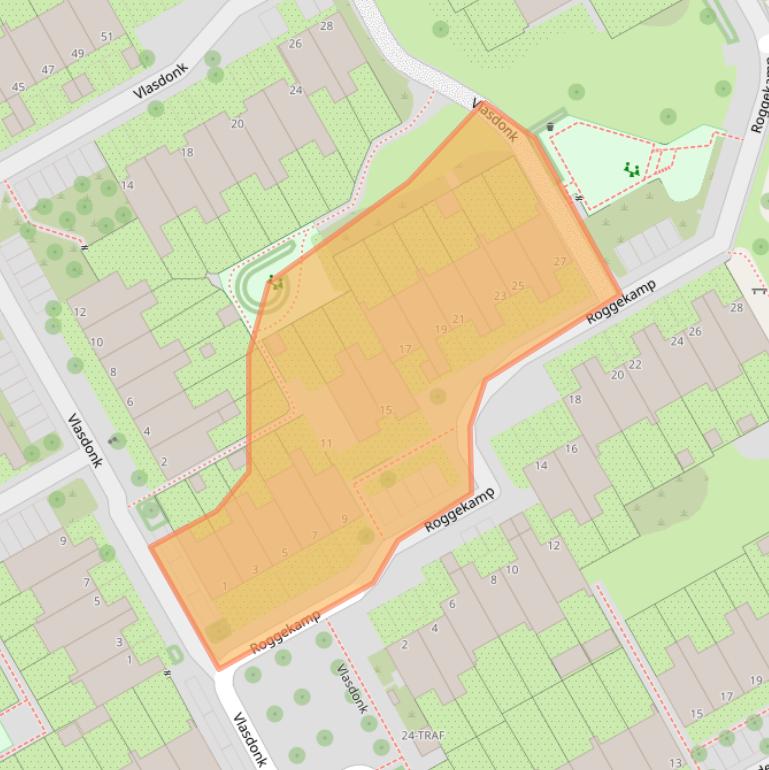 Kaart van postcodegebied 1112HW.