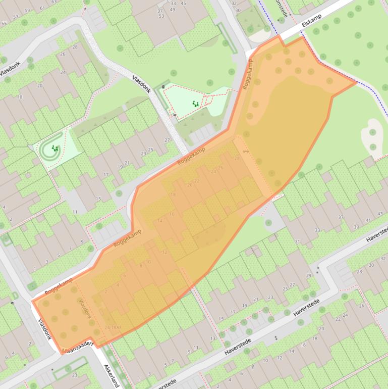 Kaart van postcodegebied 1112JC.