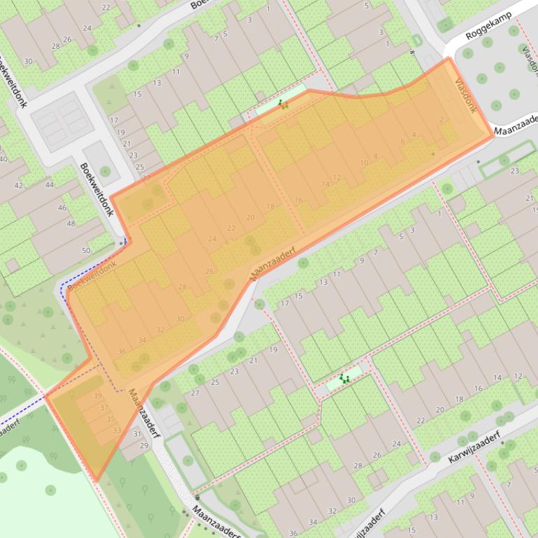 Kaart van postcodegebied 1112JM.