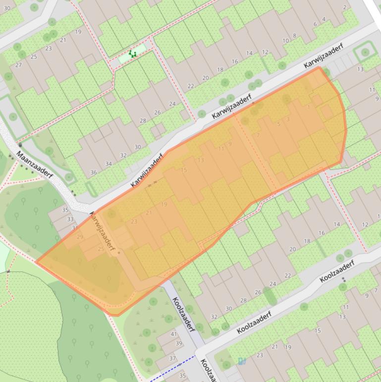 Kaart van postcodegebied 1112JN.