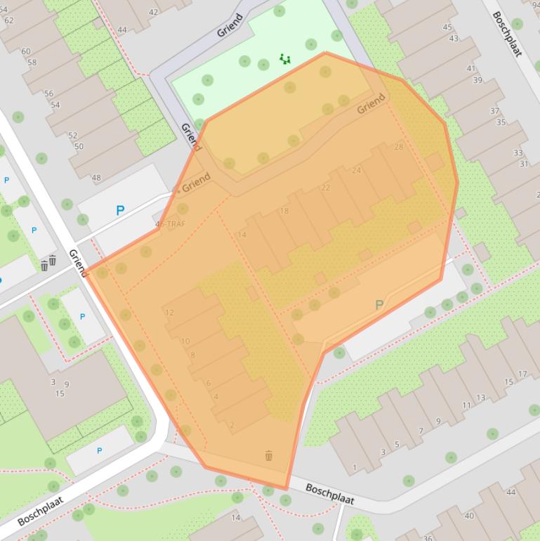 Kaart van postcodegebied 1112LD.