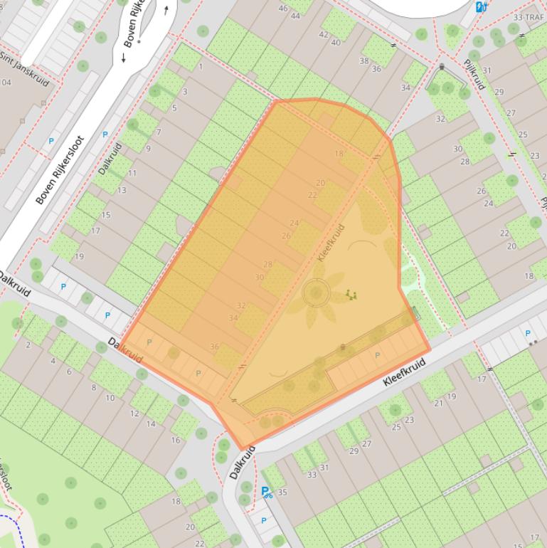 Kaart van postcodegebied 1112PL.