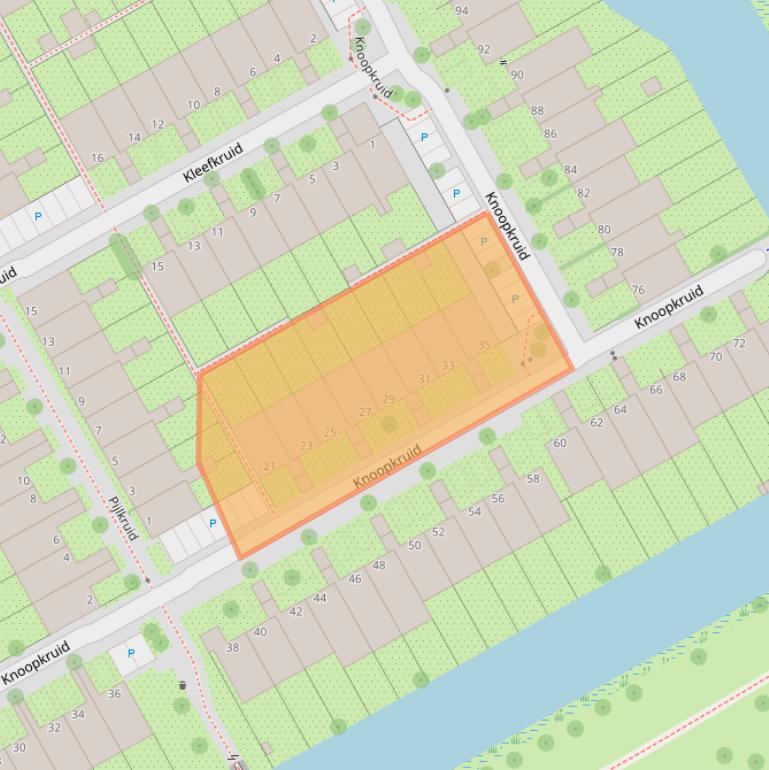 Kaart van postcodegebied 1112PR.