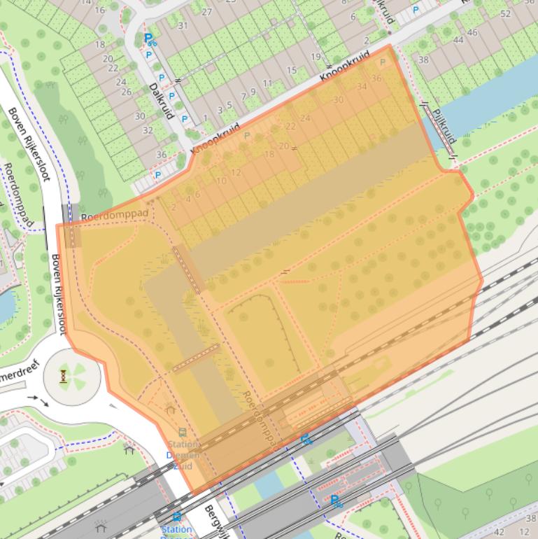 Kaart van postcodegebied 1112PT.