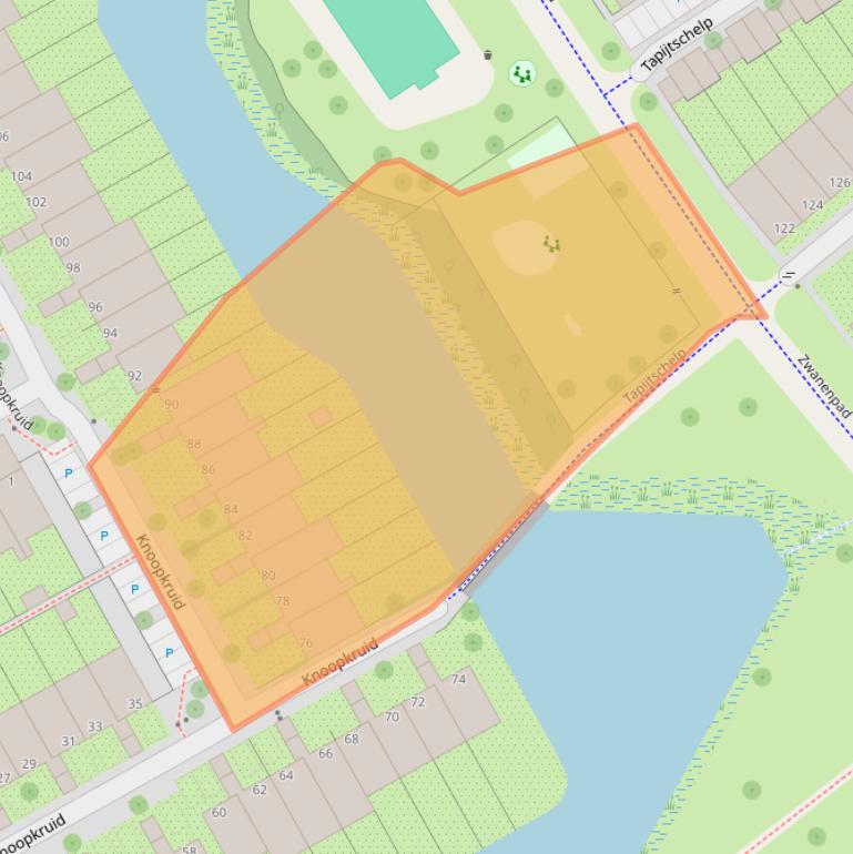 Kaart van postcodegebied 1112PW.