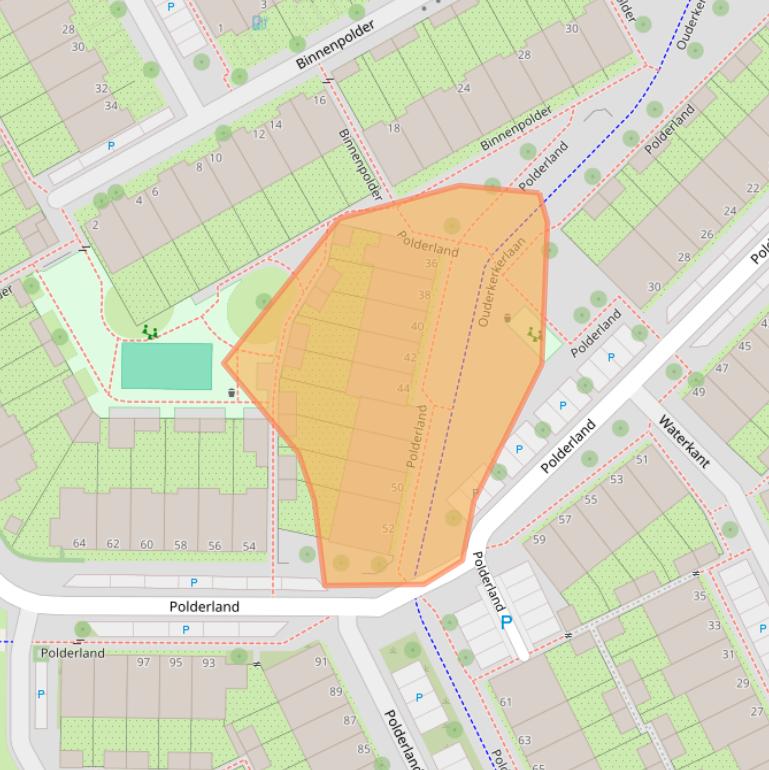 Kaart van postcodegebied 1112RN.