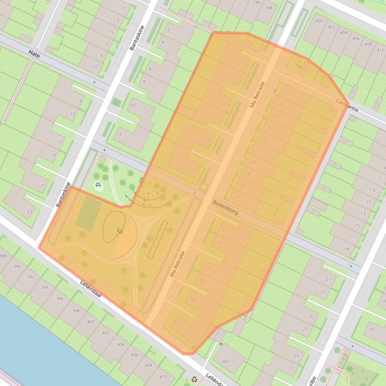 Kaart van postcodegebied 1112WR.