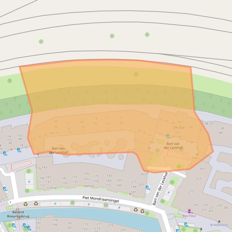Kaart van postcodegebied 1112WT.