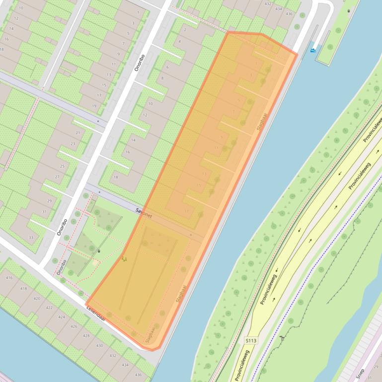 Kaart van postcodegebied 1112WV.
