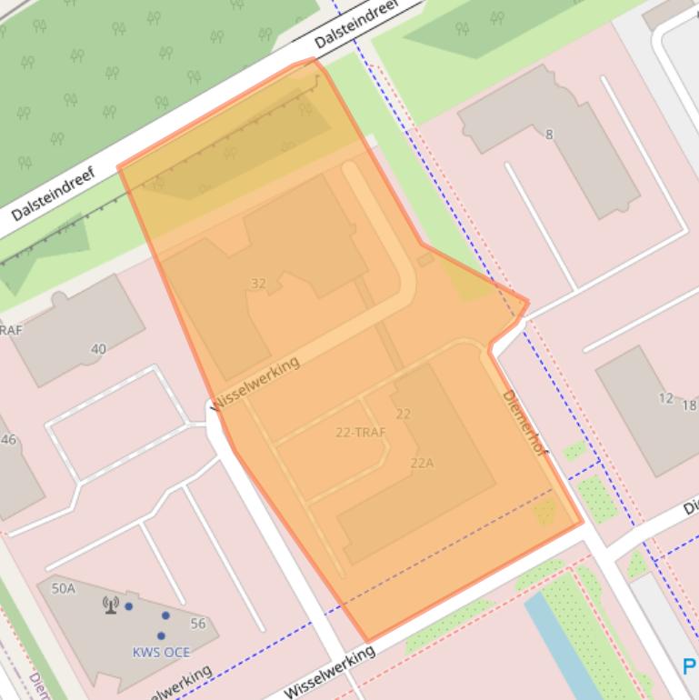 Kaart van postcodegebied 1112XP.