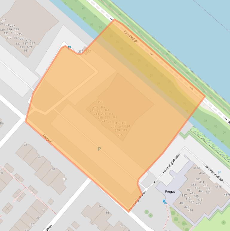 Kaart van postcodegebied 1113EH.