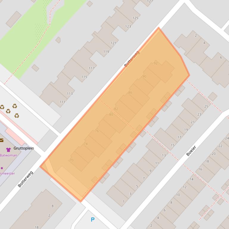 Kaart van postcodegebied 1113GC.