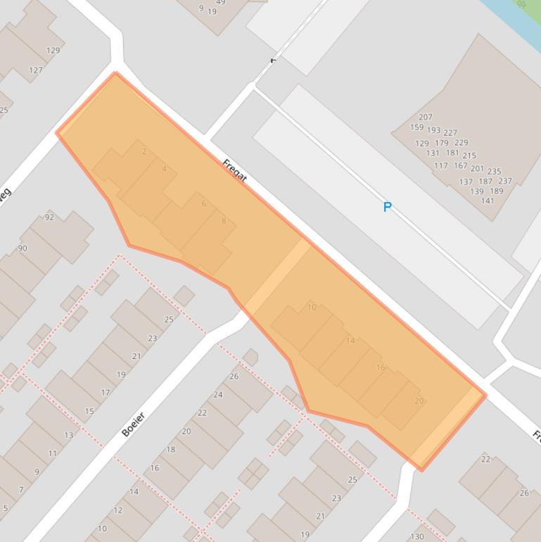 Kaart van postcodegebied 1113GE.