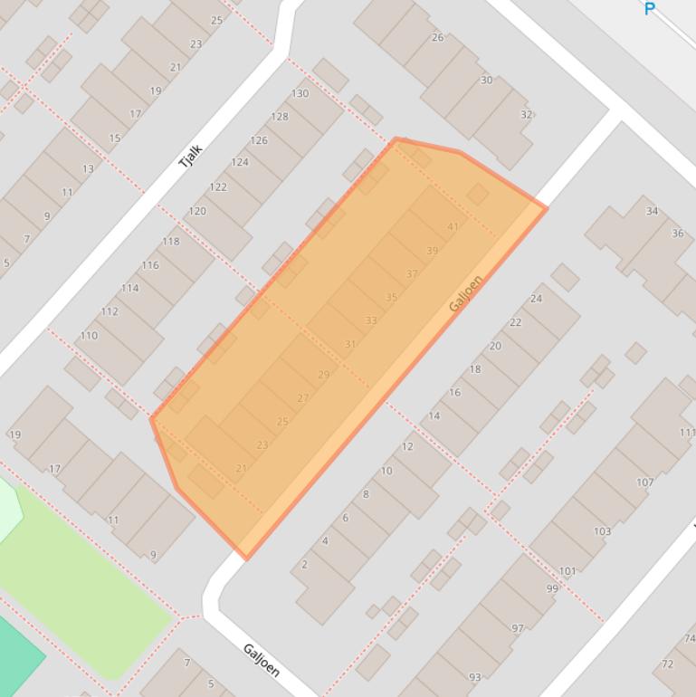 Kaart van postcodegebied 1113GR.