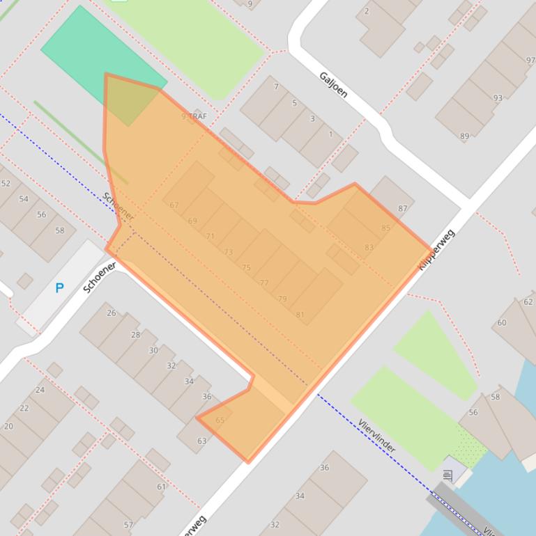 Kaart van postcodegebied 1113GT.