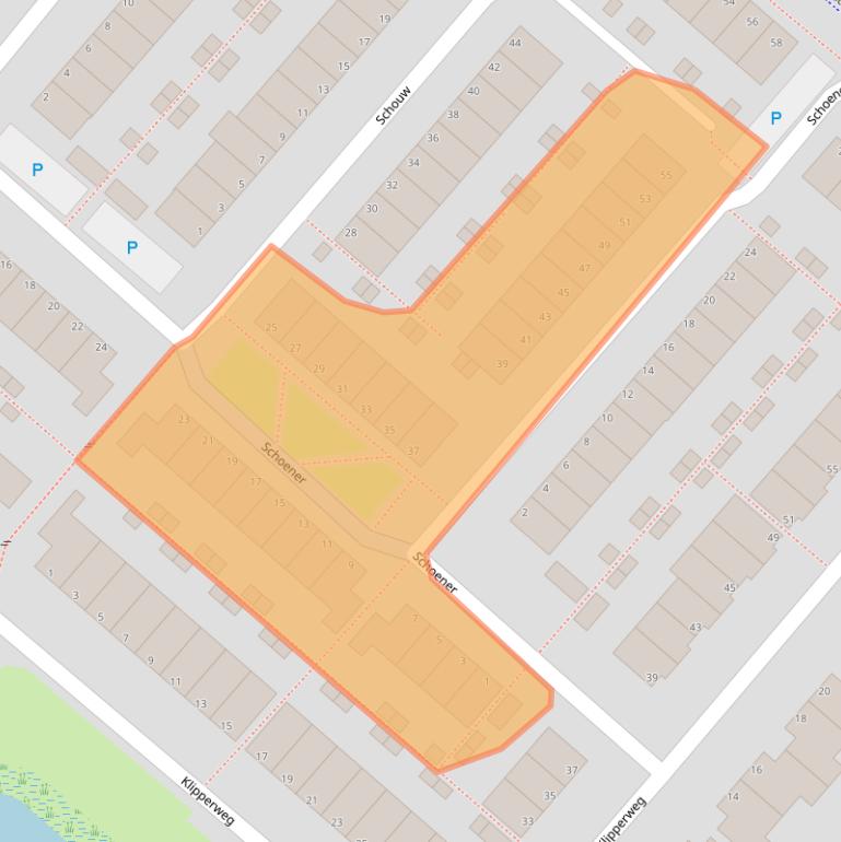 Kaart van postcodegebied 1113JC.