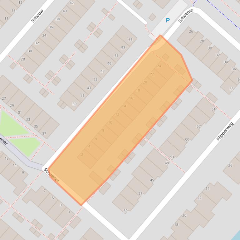 Kaart van postcodegebied 1113JE.