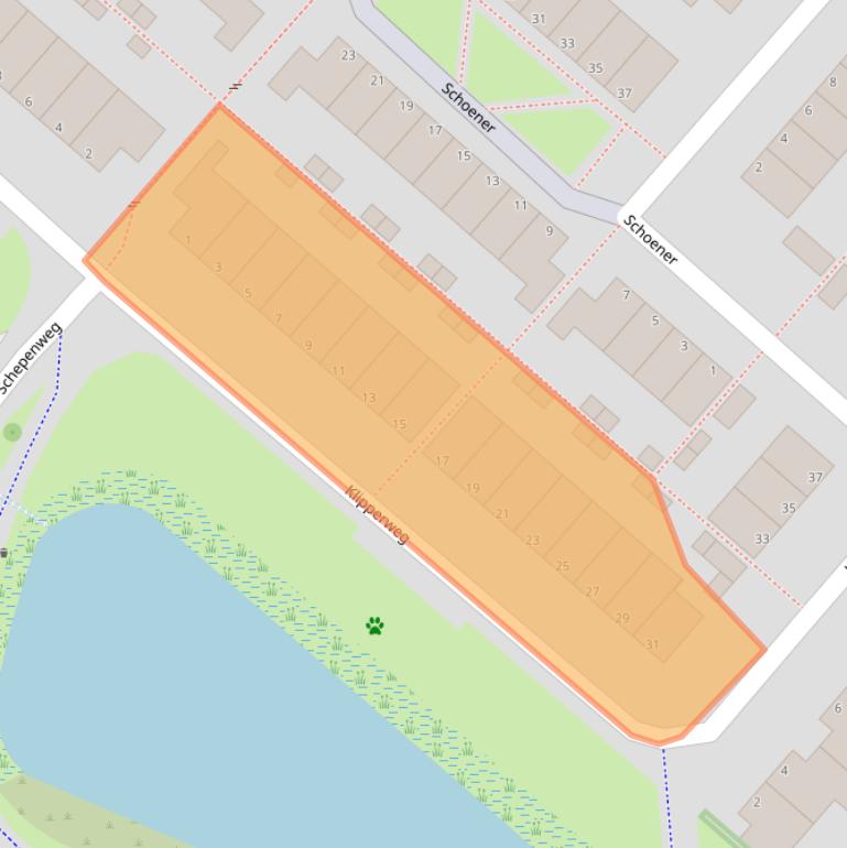 Kaart van postcodegebied 1113JH.