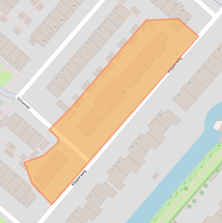 Kaart van postcodegebied 1113JJ.