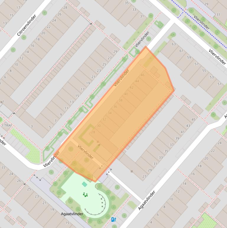 Kaart van postcodegebied 1113KH.