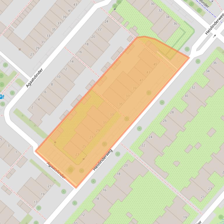 Kaart van postcodegebied 1113KS.