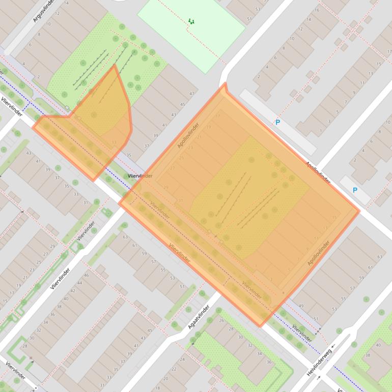 Kaart van postcodegebied 1113LL.