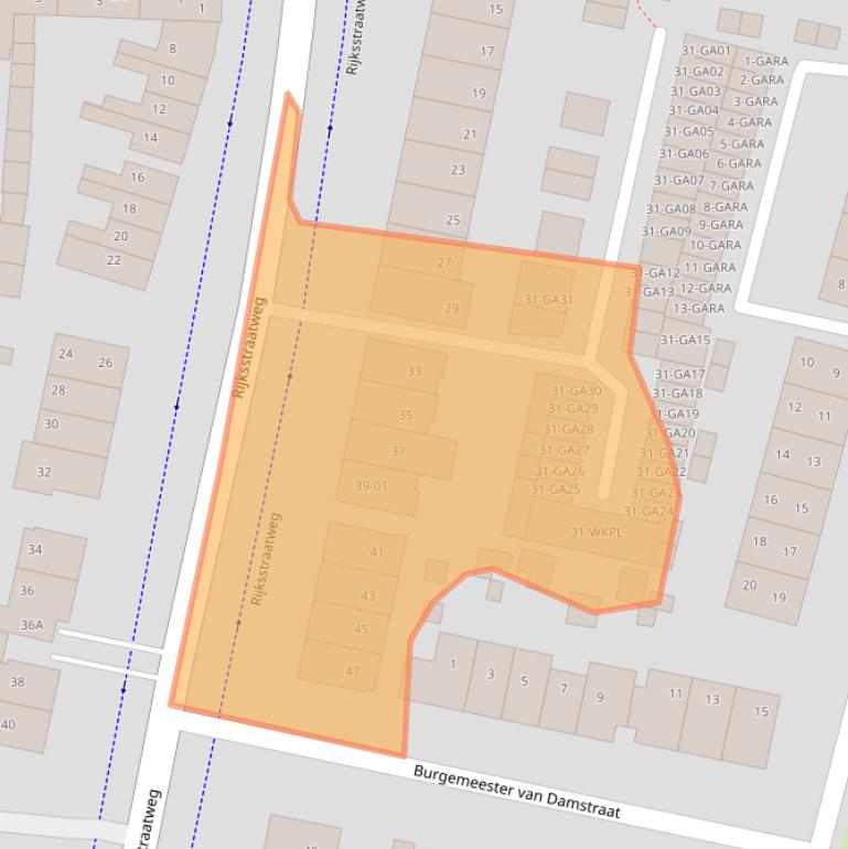 Kaart van postcodegebied 1115AH.