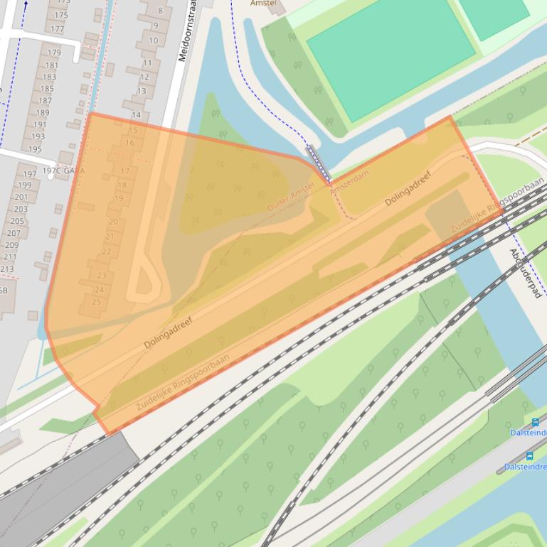 Kaart van postcodegebied 1115BG.