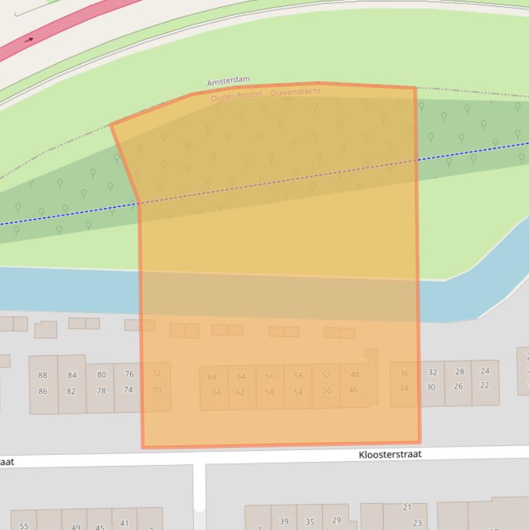 Kaart van postcodegebied 1115BM.