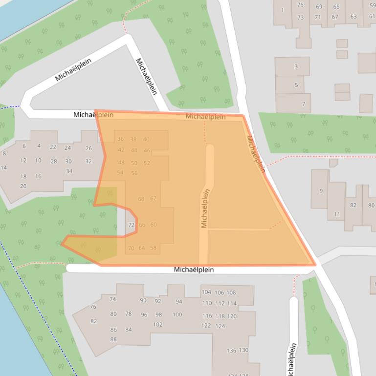 Kaart van postcodegebied 1115CL.