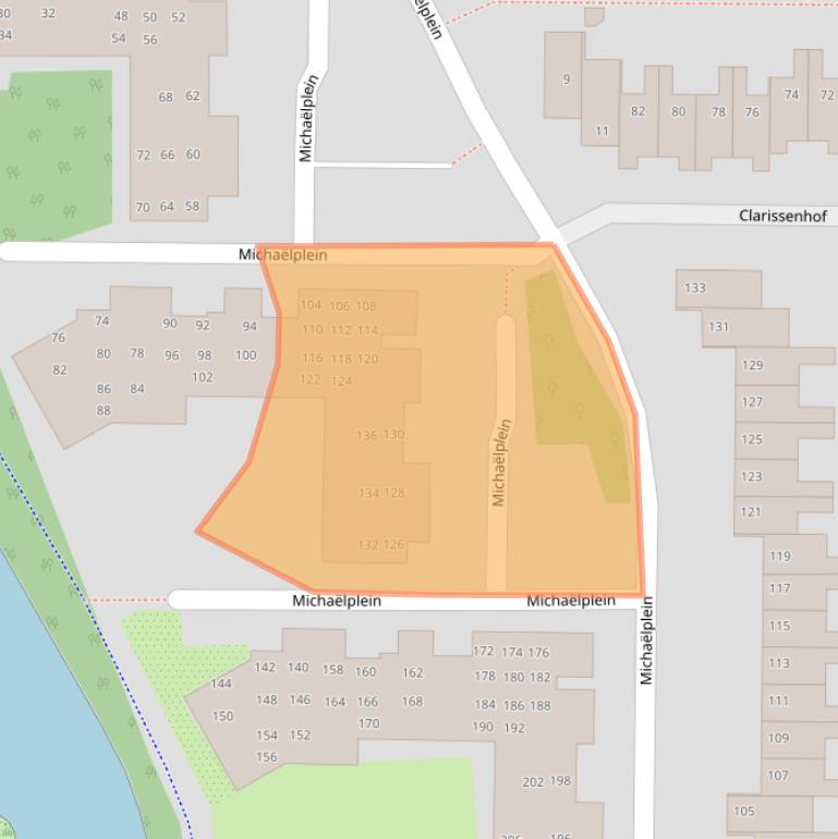 Kaart van postcodegebied 1115CN.