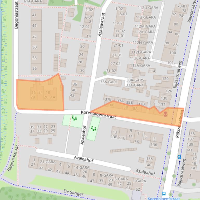 Kaart van postcodegebied 1115DE.