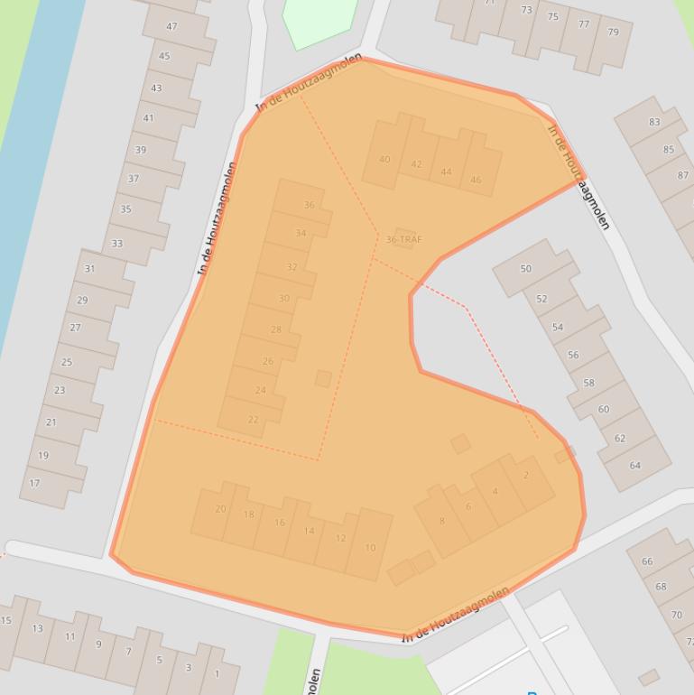 Kaart van postcodegebied 1115GJ.