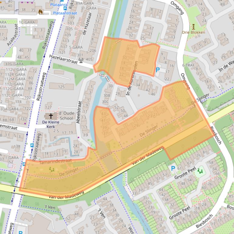 Kaart van postcodegebied 1115GN.