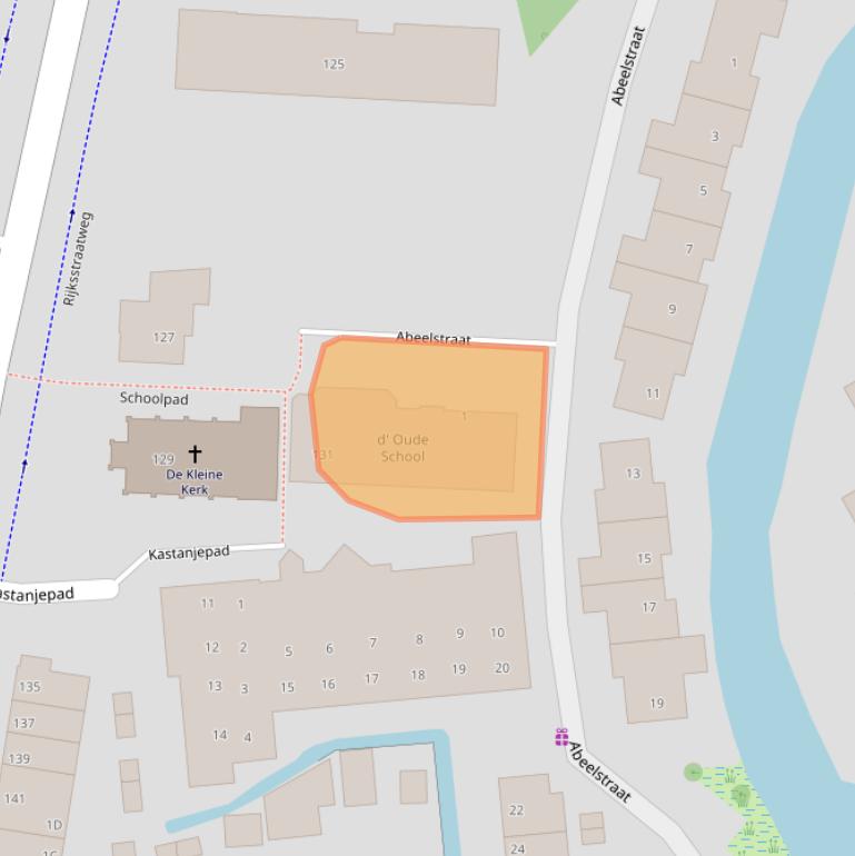 Kaart van postcodegebied 1115GT.