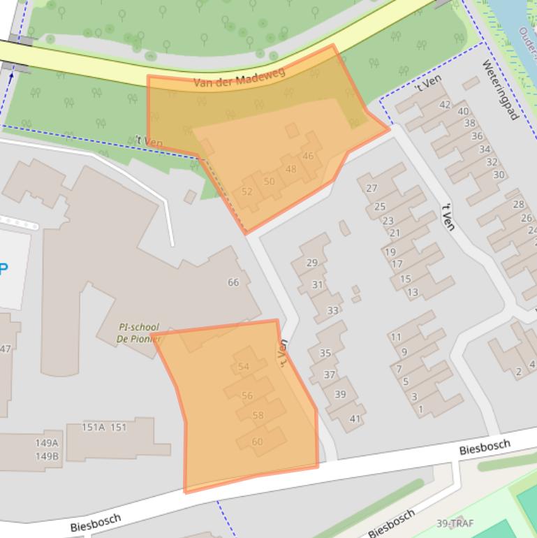 Kaart van postcodegebied 1115HD.