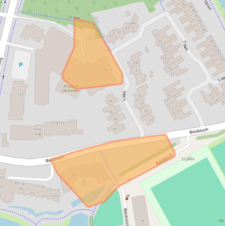 Kaart van postcodegebied 1115HG.