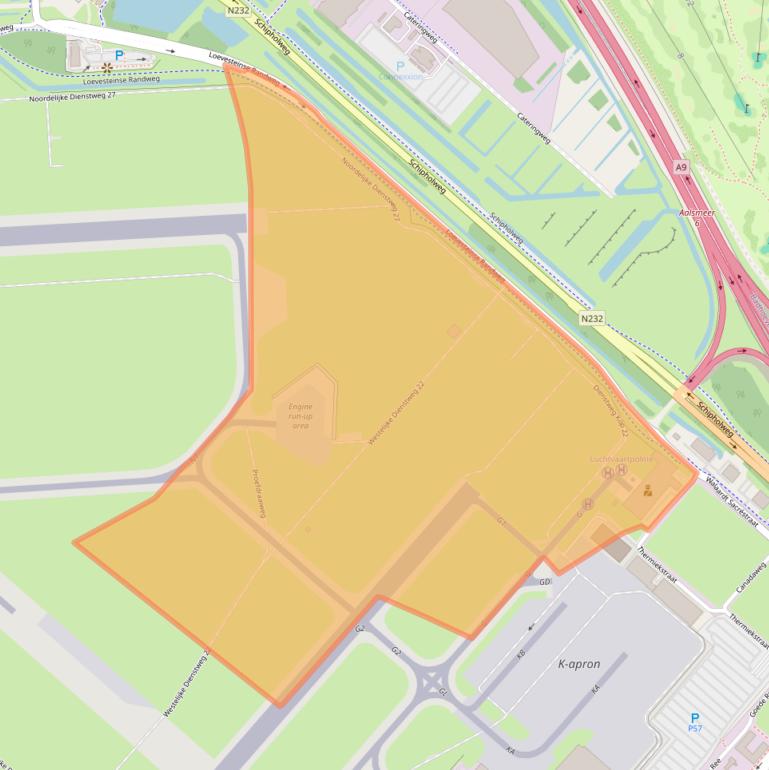 Kaart van postcodegebied 1117BC.