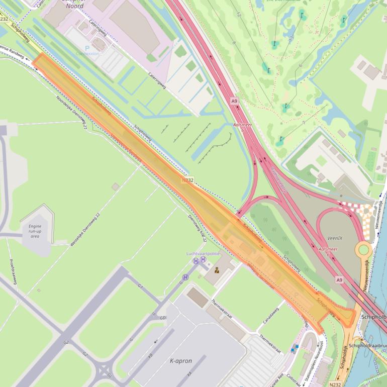 Kaart van postcodegebied 1117BM.