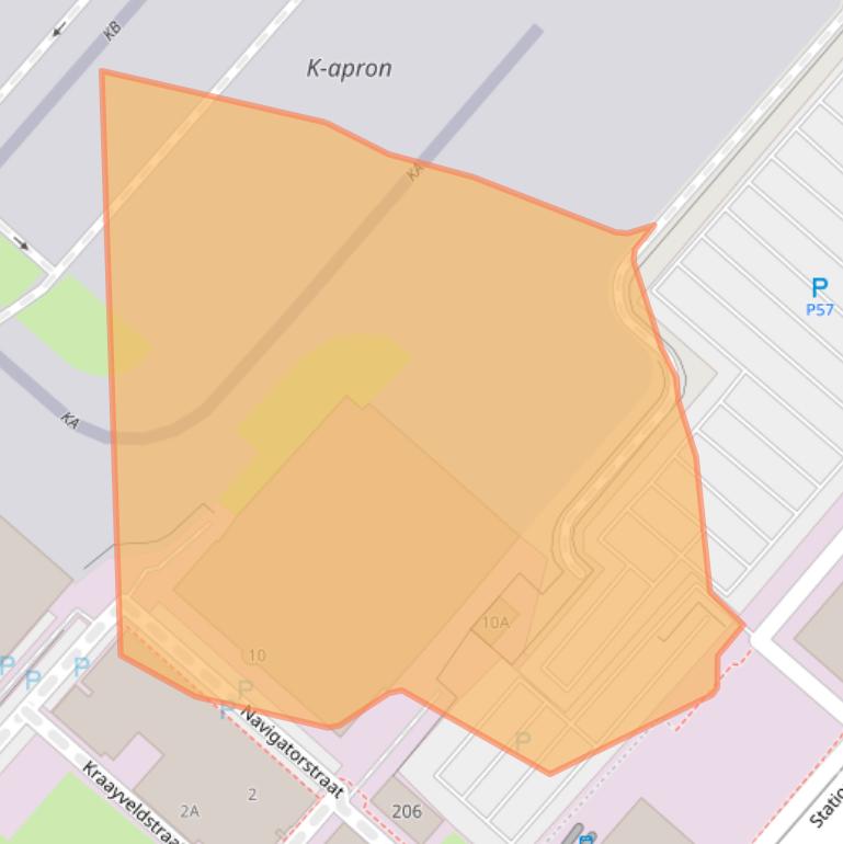 Kaart van postcodegebied 1117EB.