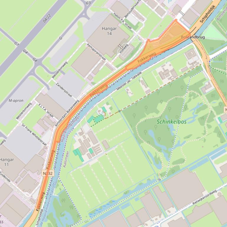 Kaart van postcodegebied 1117EE.