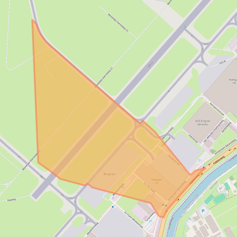 Kaart van postcodegebied 1117GD.