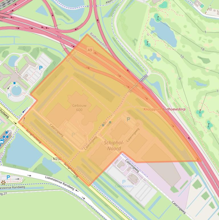 Kaart van postcodegebied 1118AM.