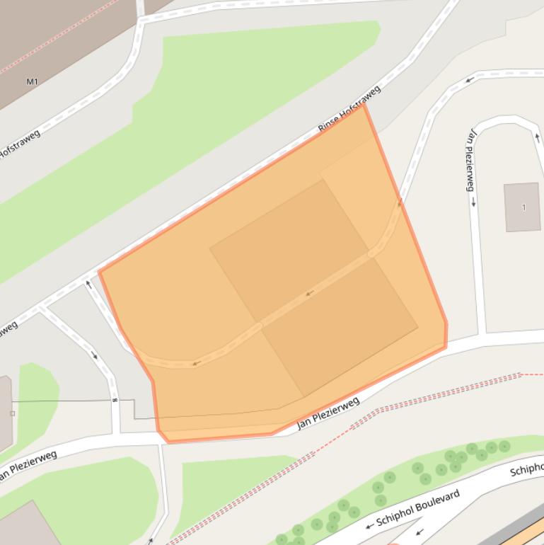 Kaart van postcodegebied 1118BC.