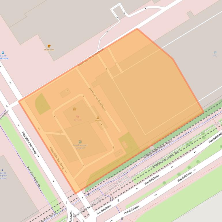 Kaart van postcodegebied 1118CR.