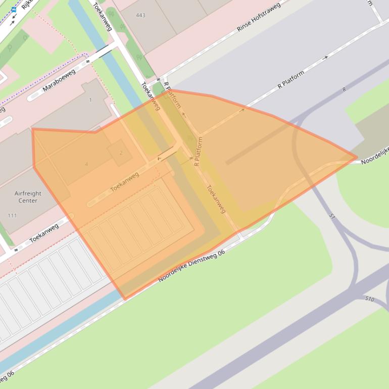 Kaart van postcodegebied 1118EB.