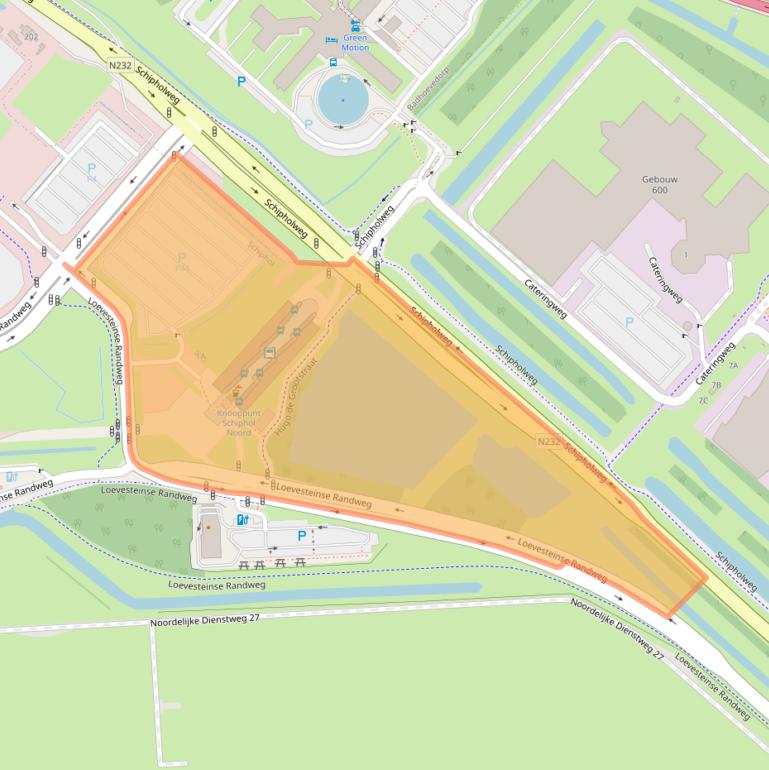 Kaart van postcodegebied 1118EJ.