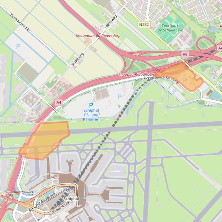 Kaart van postcodegebied 1118EK.
