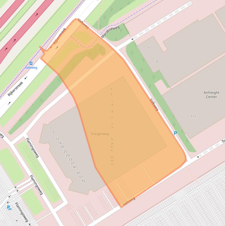 Kaart van postcodegebied 1118EM.