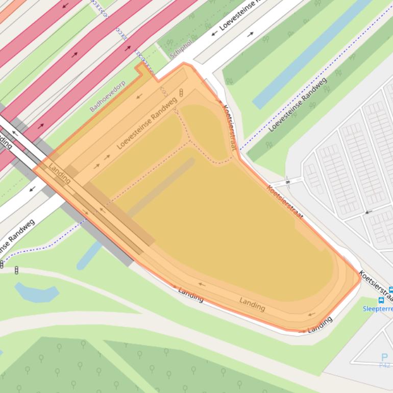 Kaart van postcodegebied 1118EN.